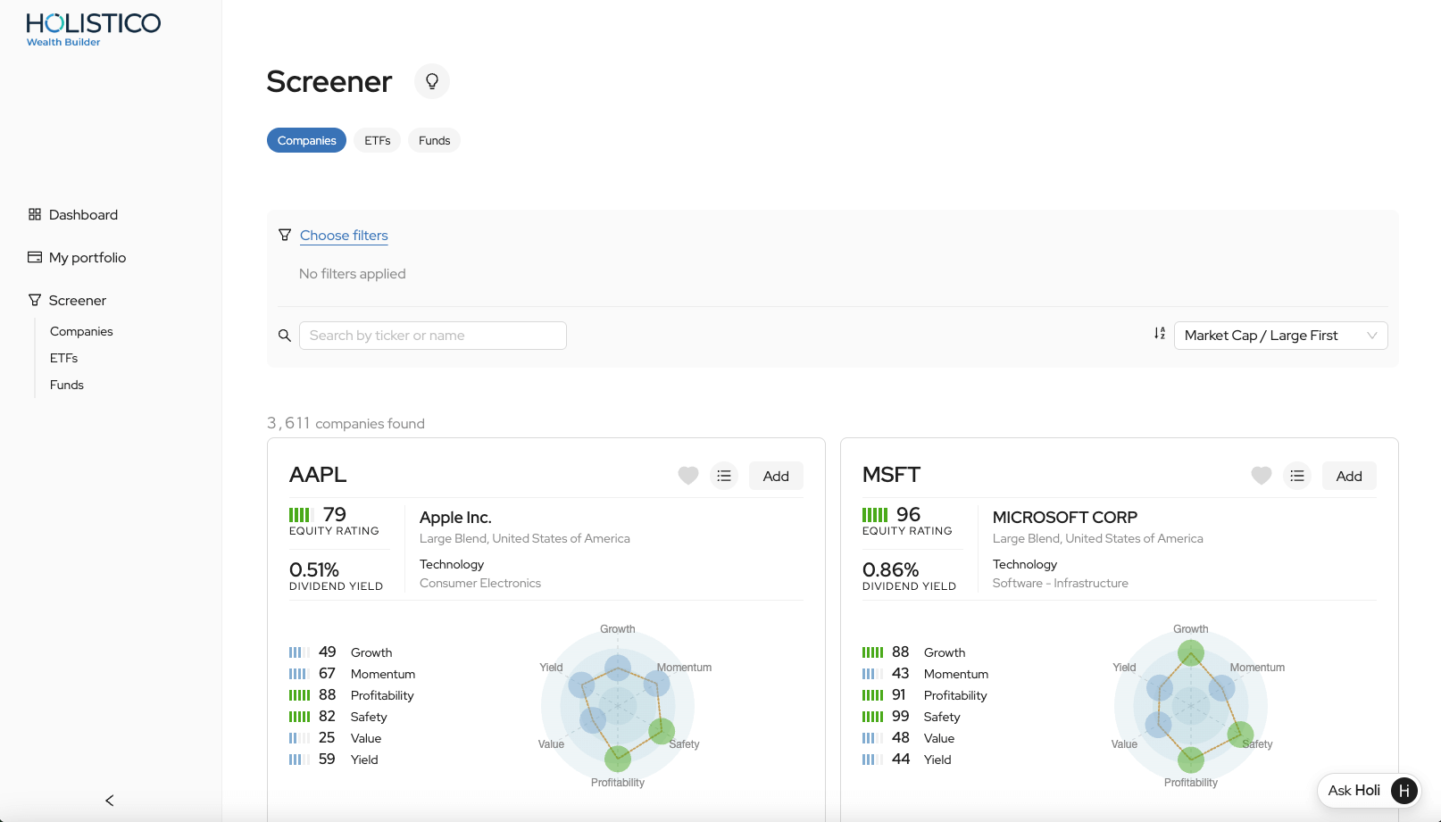 Asset Screener™